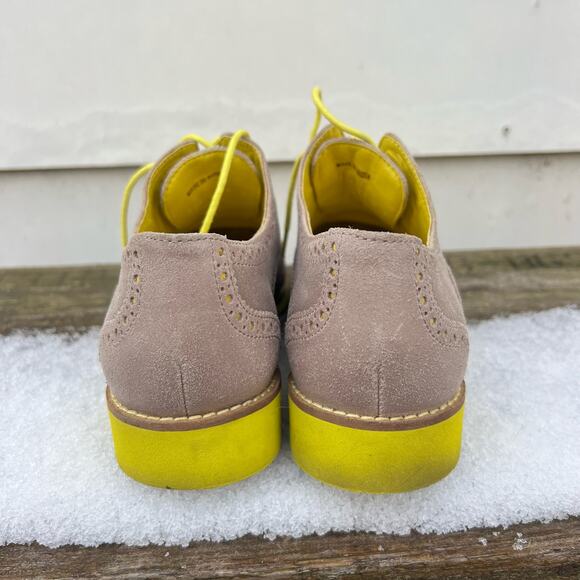 Cole Haan Lunargrand Alisa Wing Tip Oxford Shoes 8 1/2 B - Picture 4 of 7